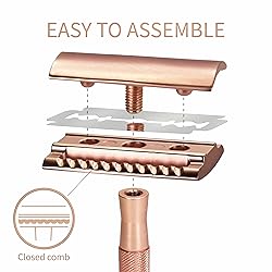 Bambaw Double Edge Safety Razor with Stand, Women