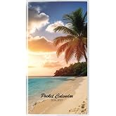 Pocket Planner 2026-2027 6.7" x 3.7" Purse Beach Calendar | Planner Runs from Jan. 2026 Until Dec. 2027,Calendar with PVC Cover for Planning, Organizing and Office