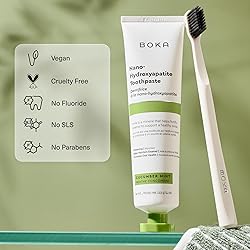 Boka Fluoride Free Toothpaste, Nano Hydroxyapatite