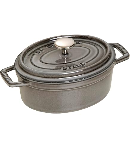 Amazon.com: staub 40509-481 Pico Cocotte, Oval, 6.7 inches (17 cm