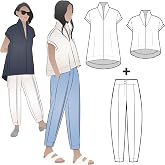 Style Arc Sewing Pattern - Teddy by Two Outfit (Sizes 04-16)