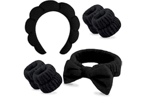 Chanaco Headband for Washing Face, Makeup Headbands for Women, Spa Headband, Skincare Headband, Face Wash Headband,Bow Tie Hair Band, Teen Girl Gifts Trendy Stuff Hair Accessories for Women Girls
