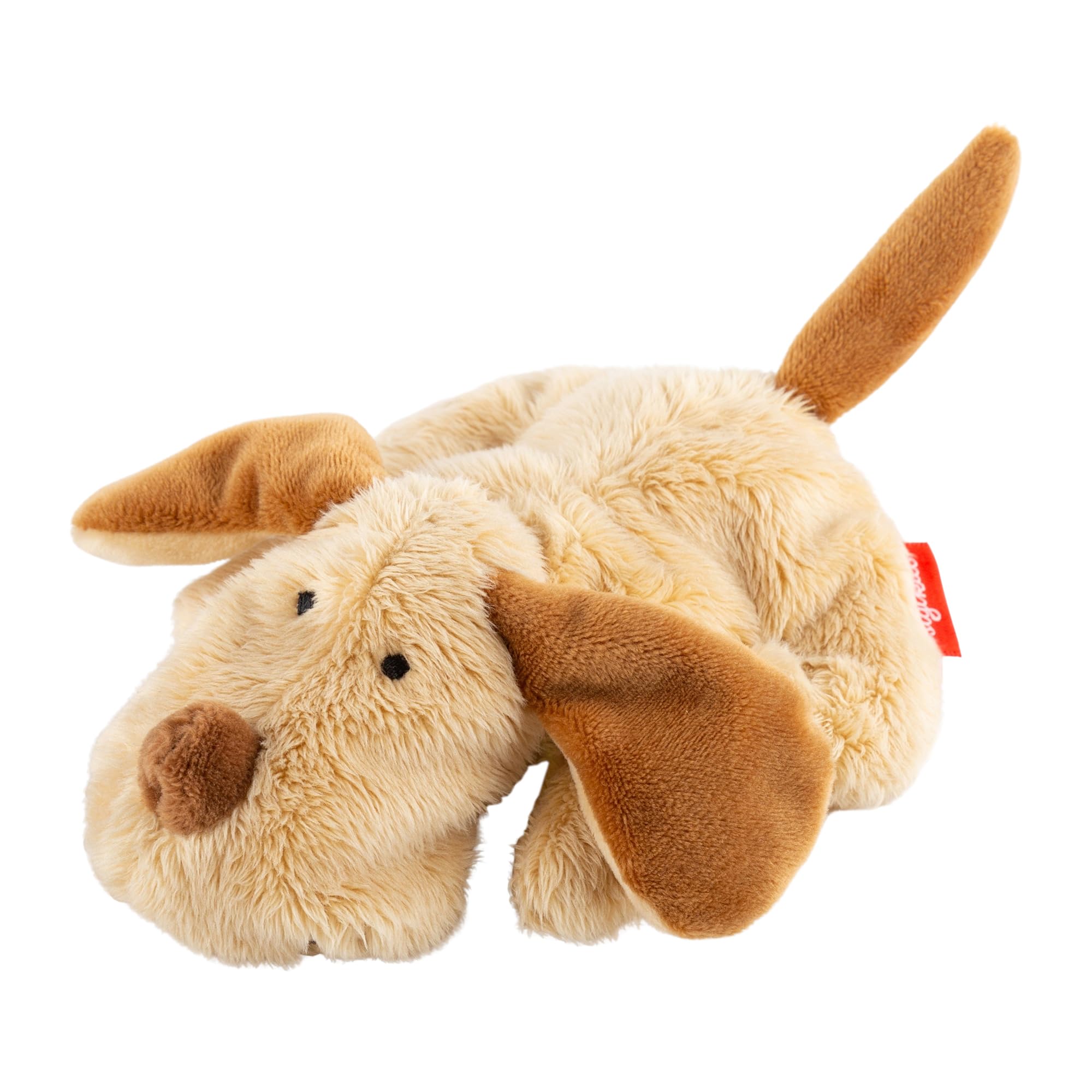 Sigikid 42590 Mini Dog Cuddly Gadgets Girls and Boys Baby Toy Recommended from Birth Beige/Brown