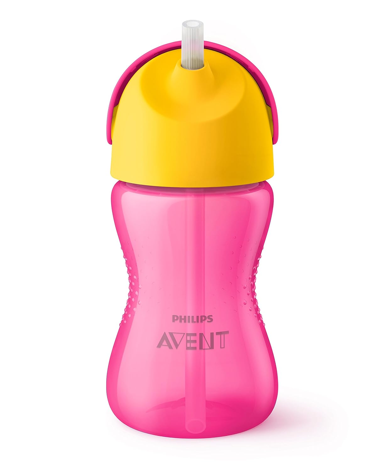 Philips Avent My Bendy Straw Cup, 10 Oz, 2pk, Pink/Purple, SCF792/22 : Baby
