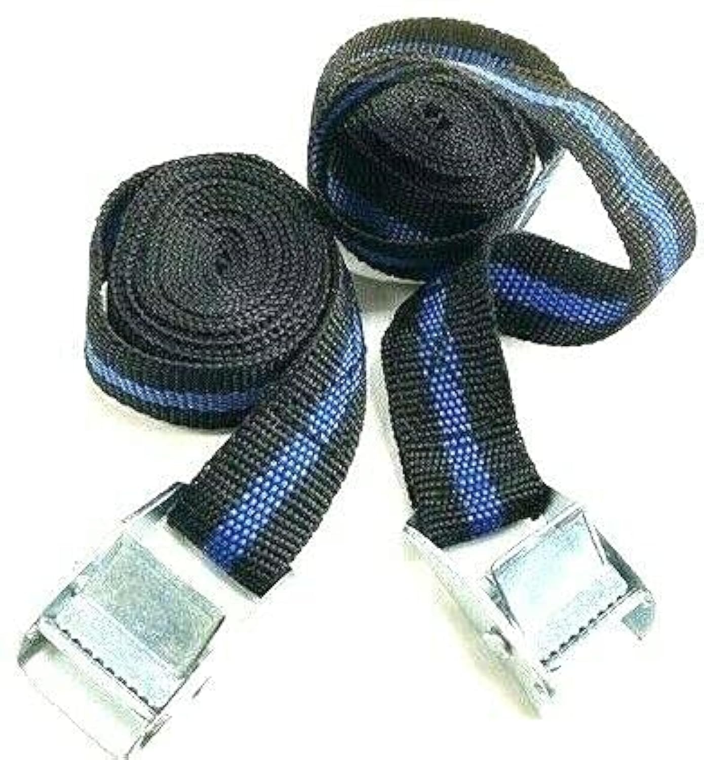 PACK OF 4 CAM BUCKLE TIE DOWN STRAPS TRAILERS CARGO 25MM X 2500MM LONG
