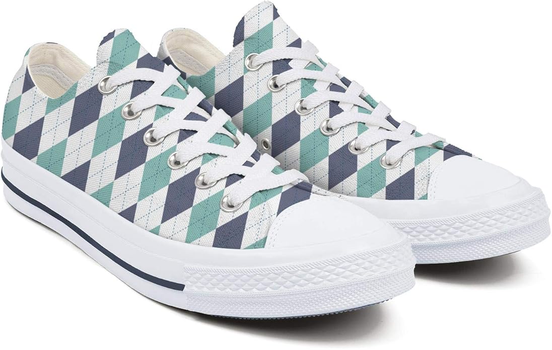 Men Lightweight ArgylePlaidPatternGreen