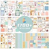 Joyberg 1700+ Planner Stickers - 24 Calendar Stickers Per Pack for Women to Add Colour and Interest to Your Schedule