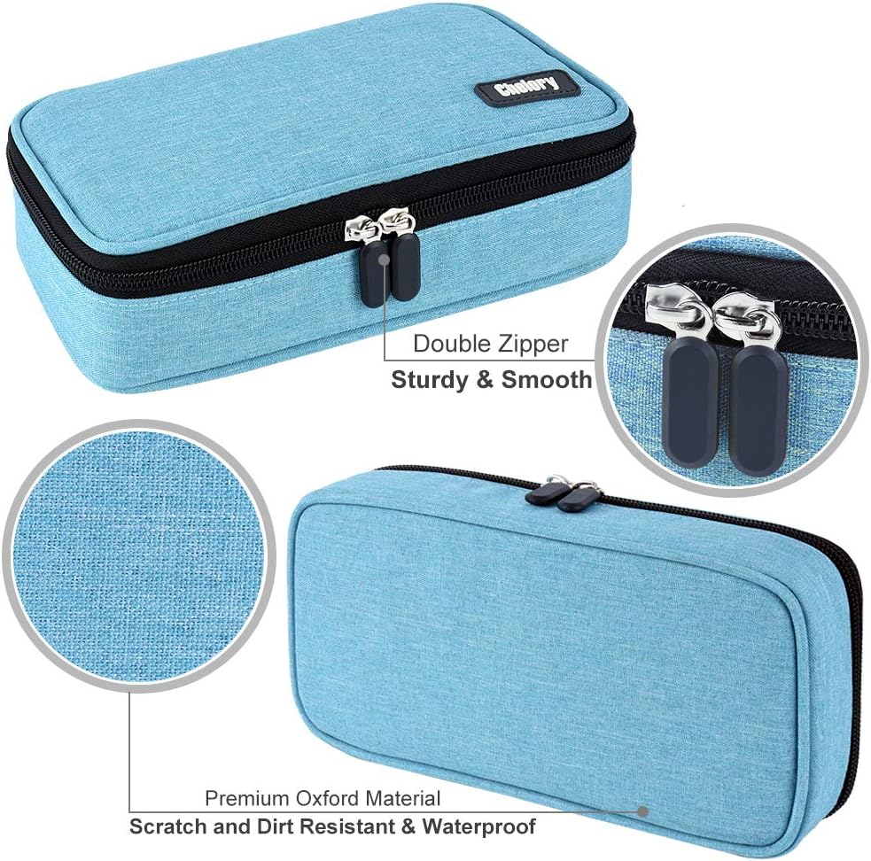 Chelory Pencil Case Large Capacity Pencil Cases Big Pencil Bag Pen Pouch for Boys Girls Teen Students High Storage Stationery School Office Organiser Supplies Makeup Bag Adults - Image 5