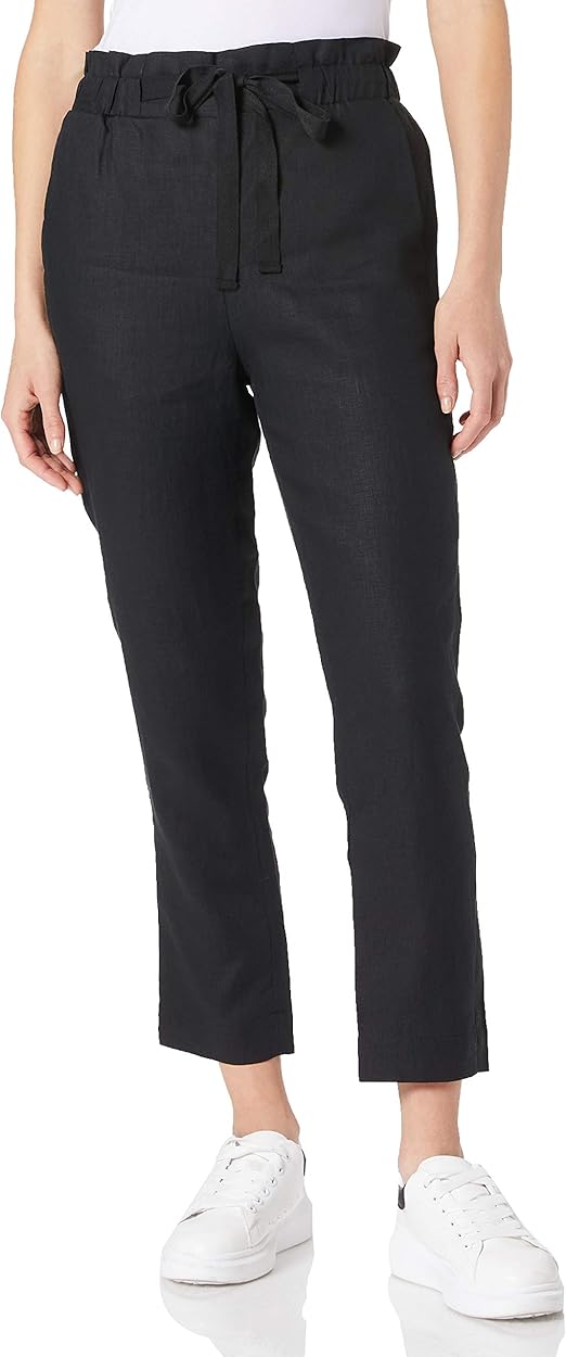 Noa Noa Women's Essential Linen Trousers Amazon.co.uk Clothing