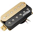 Wilkinson Vintage Classic Alnico 5 Overwound Open Style Bridge Humbucker Pickup for Electric Guitar, Zebra
