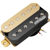 Wilkinson M Series Vintage Tone Alnico 5 Open Humbucker Bridge Pickup Zebra | Overwound, for Electric Guitar