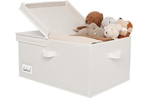 GRANNY SAYS Fabric Storage Box with Lid, Large Storage Bin with Lid, Decorative Storage Basket Organizer for Shelves, Foldabl