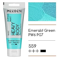MEEDEN Acrylic Paint Emerald Green: Bundled with