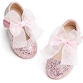 Kiderence Little Toddler Girls Dress Shoes Ballerina Ballet Flats Kids Mary Janes