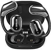 YISUN Translation Earbuds Real Time, AI Translator Earbuds with 163 Languages & Accents Translation, OWS Wireless Earphones Long Battery for Travel, Business, Learning, iOS Android (Black)