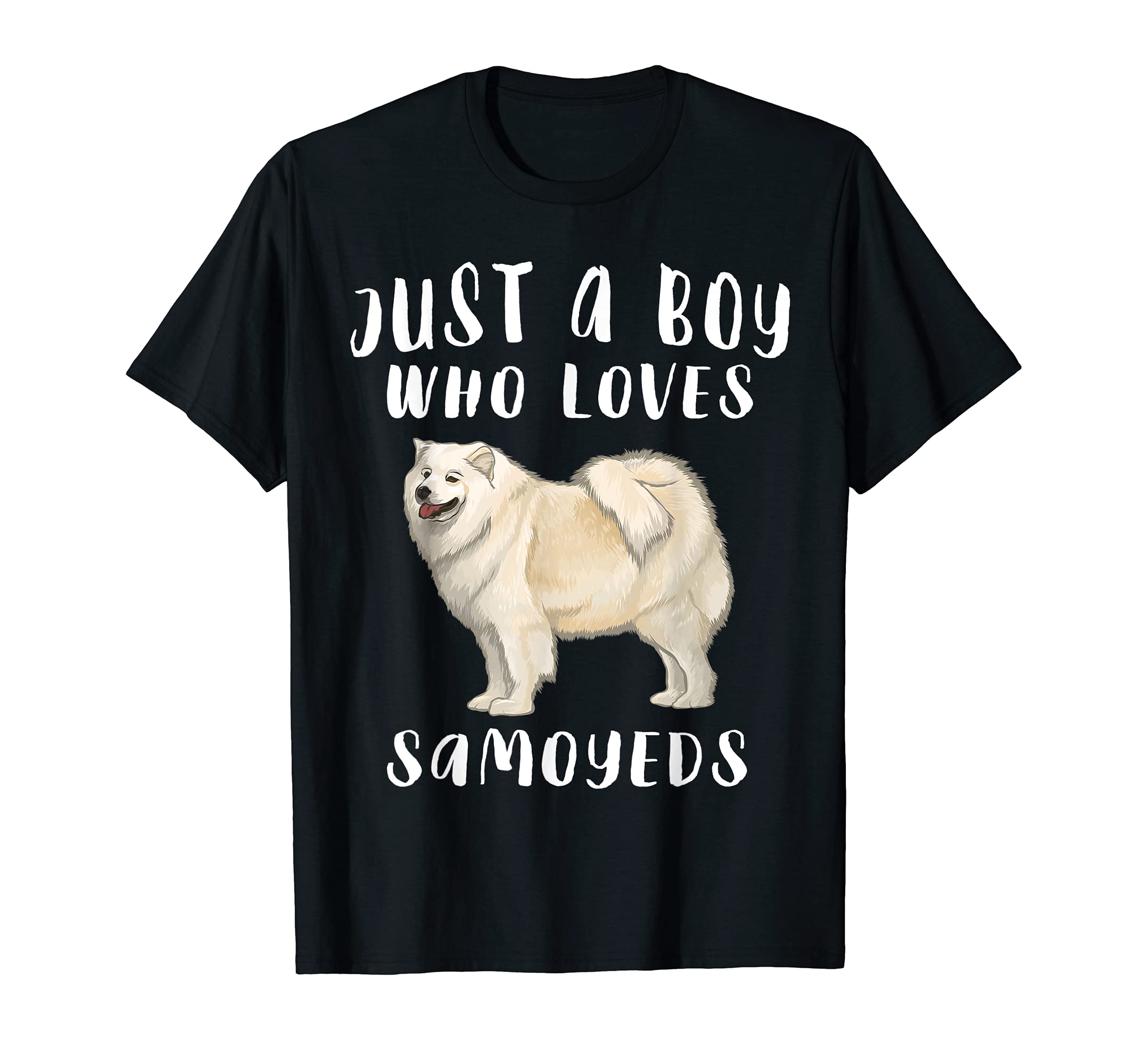 Im Just A Boy Who Loves Samoyeds Dog Lover T-Shirt