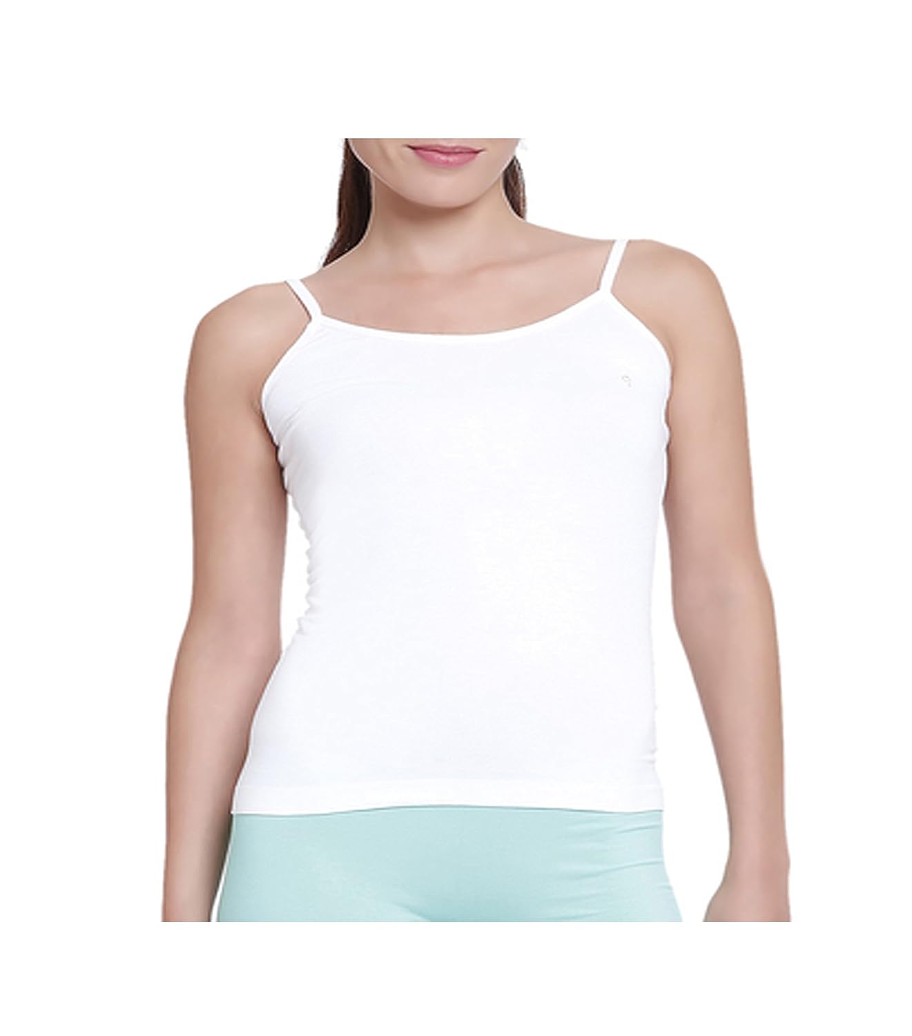 Buy Amul Comfy Girls White Cotton Camisoles Pack of 5 at Amazon.in
