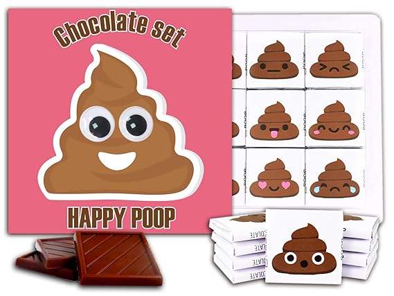 Amazon Com Da Chocolate Candy Souvenir Poop Emoji Chocolate Gift