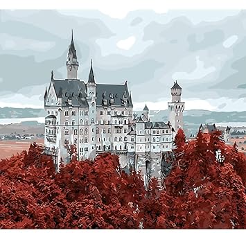 Ayuxin Rusia Edificio Paisaje Digital Las Pinturas Sin Marco