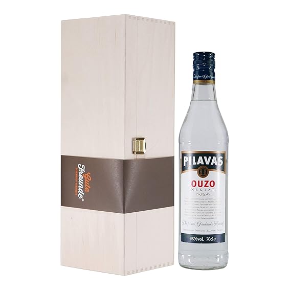 Pilavas Ouzo Nektar mit Geschenk-Holzkiste