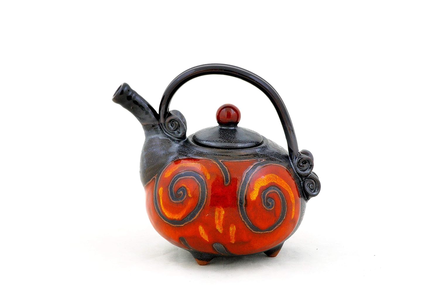 Cute Pottery Teapot Ceramic Teapot 20oz One Man Teapot Pottery Handmade Teapot Small Earthenware Teapot Art Pottery Teapot Tri Ushi Ceramics Handmade Dprd Tasikmalayakab Go Id
