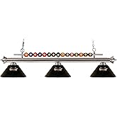 Z-Lite 170BN-ARS 3 Billiard Light, Brushed Nickel
