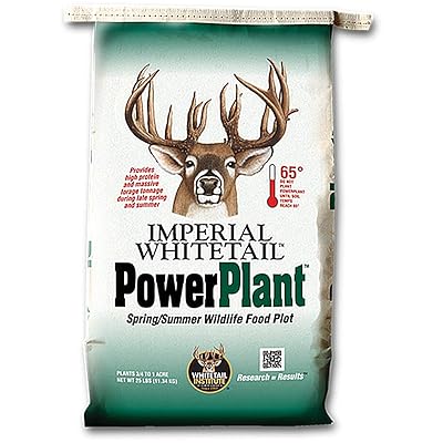 Buy Whitetail Institute Powerplant Deer Food Plot Seed For Spring Planting Blend Of Annuals To Attract Deer And Provide Antler Building Protein And Nutrients In Late Spring And Summer 25 Lbs 1