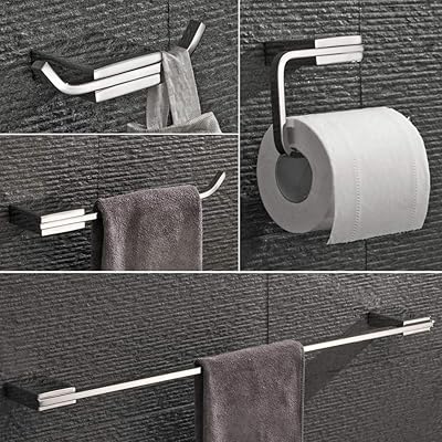 Paper Holder Velimax Bathroom Hardware VELIMAX Bathroom Hardware Set 4-Piece