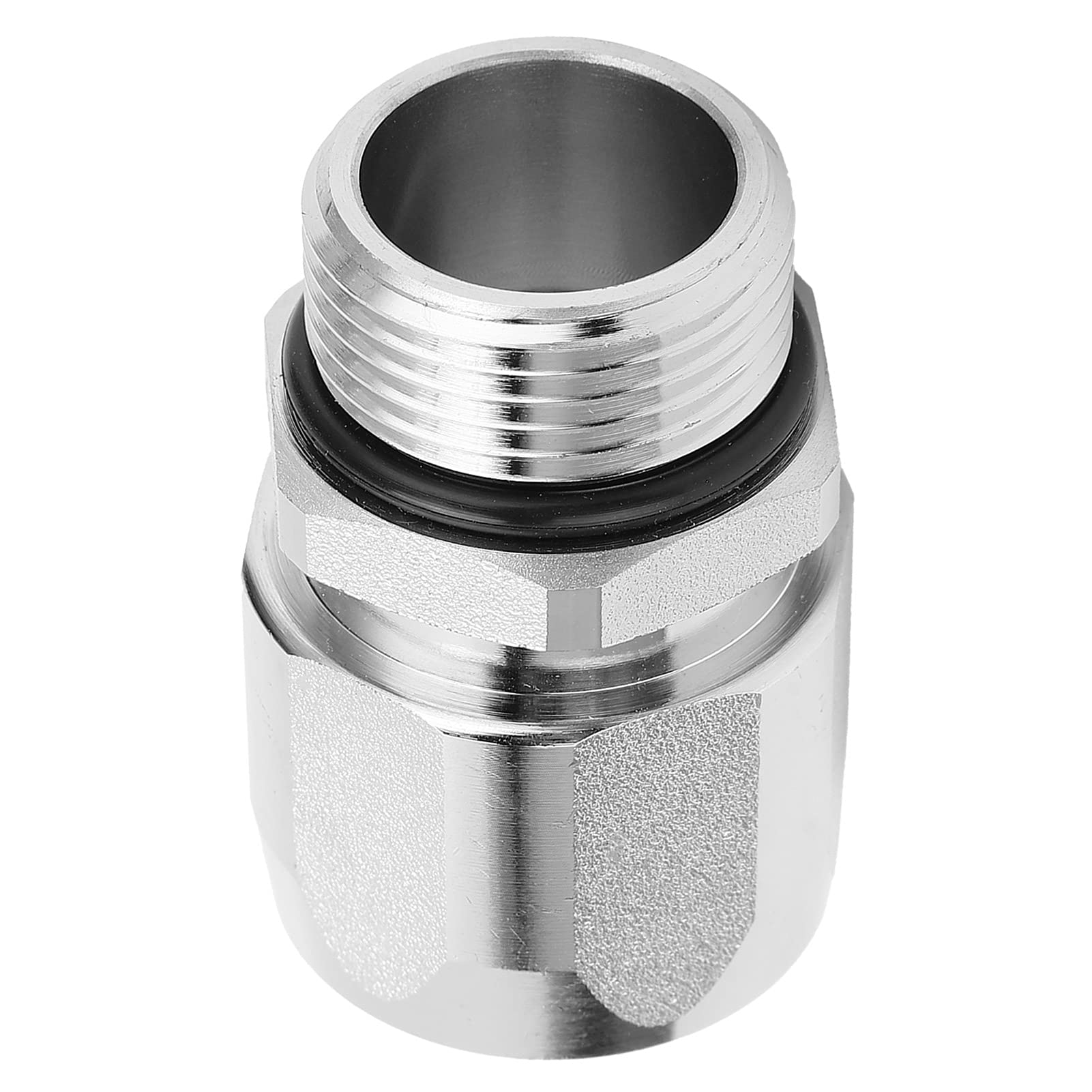 Fuel Hose Swivel Connector, 1Pcs Hose Fitting Connector 1 Inch Thread for Fuel Nozzle, Gun‑Hose Swivel Joint Fuel Dispenser Accessories(Stupid Connector)