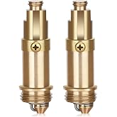 2Pcs Sink Pop Up Stopper Replacement, Bathroom Sink Clicker Pop Up Bolt Bathroom Clicker Bolt Replacement Drain Plug for Basin, Fits Most Sinks &amp; Tubs