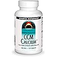 Source Naturals CCM Calcium - Calcium Citrate and Malate - 300 mg - 120 Tablets