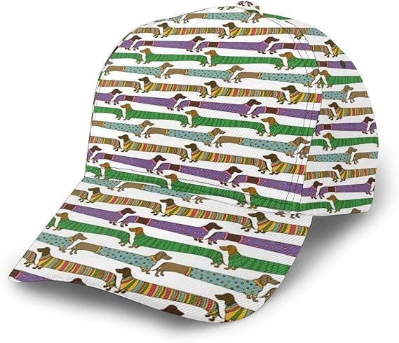 Amazon キャップ 野球帽 面白い漫画の長いダックスフント犬 帽子 鳥打帽 クラシカル ファッション カジュアル 通気性 人気な プリント おしゃれ Uvカット 日焼け止め スポーツ 自転車 運転 旅行 メンズ レディース 男女 学生 帽 キャップ 通販