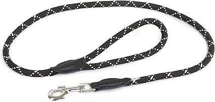 Julius K9 Laisse En Corde De Nylon Résistante Et Solide Pour Chien Noirblanc 1 2m X 12mm Pour Chien