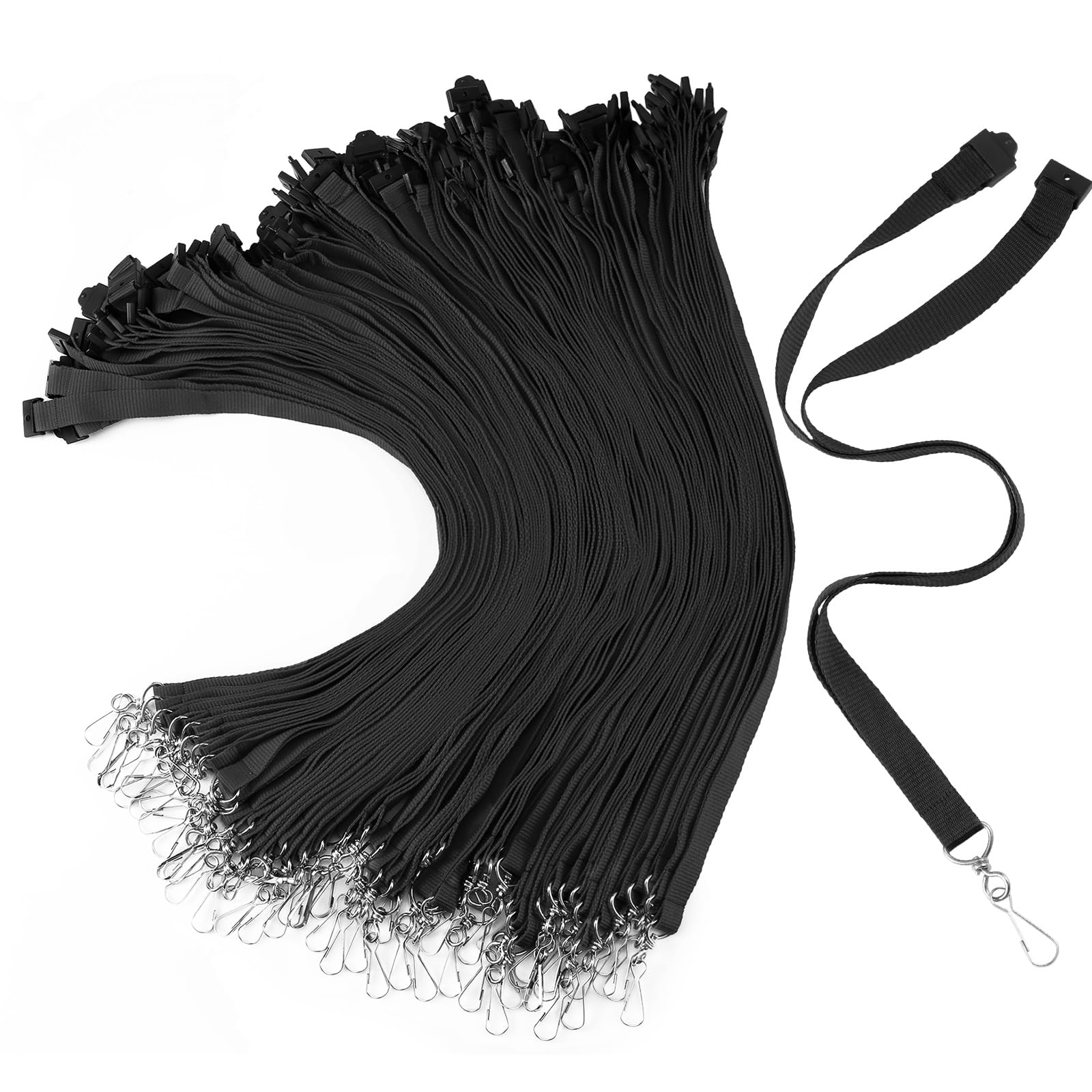 Patelai 60 Pcs Breakaway Lanyards with J Hook Bulk
