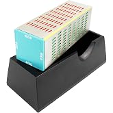 HFS(R) Sharpening Stone Diamond Knife Sharpener 4-Way Industrial Grade 200 to 600 Grit Non-Slip Rubber Base 6" x 2"