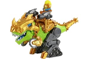 TREASURE X Dino Gold Battle Rex Dino Dissection. 16 Level of Adventure. Dissect The Dino, Save The Hunter and Ride The Mega Sized Dino with Launchers Into Battle Medium
