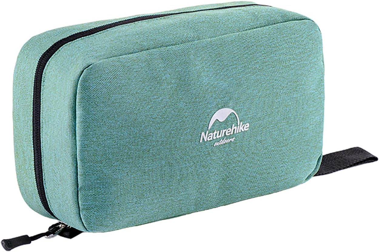 NATUREHIKE Toiletry Bag Travel Bag with Hanging Hook, Water-resistant Makeup Cosmetic Bag Travel Organizer
