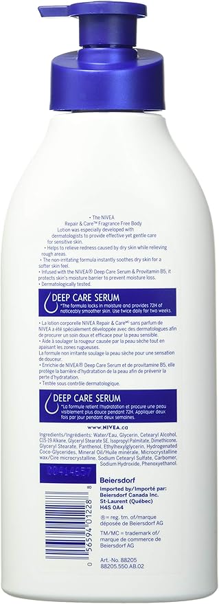 nivea repair and care 72h review