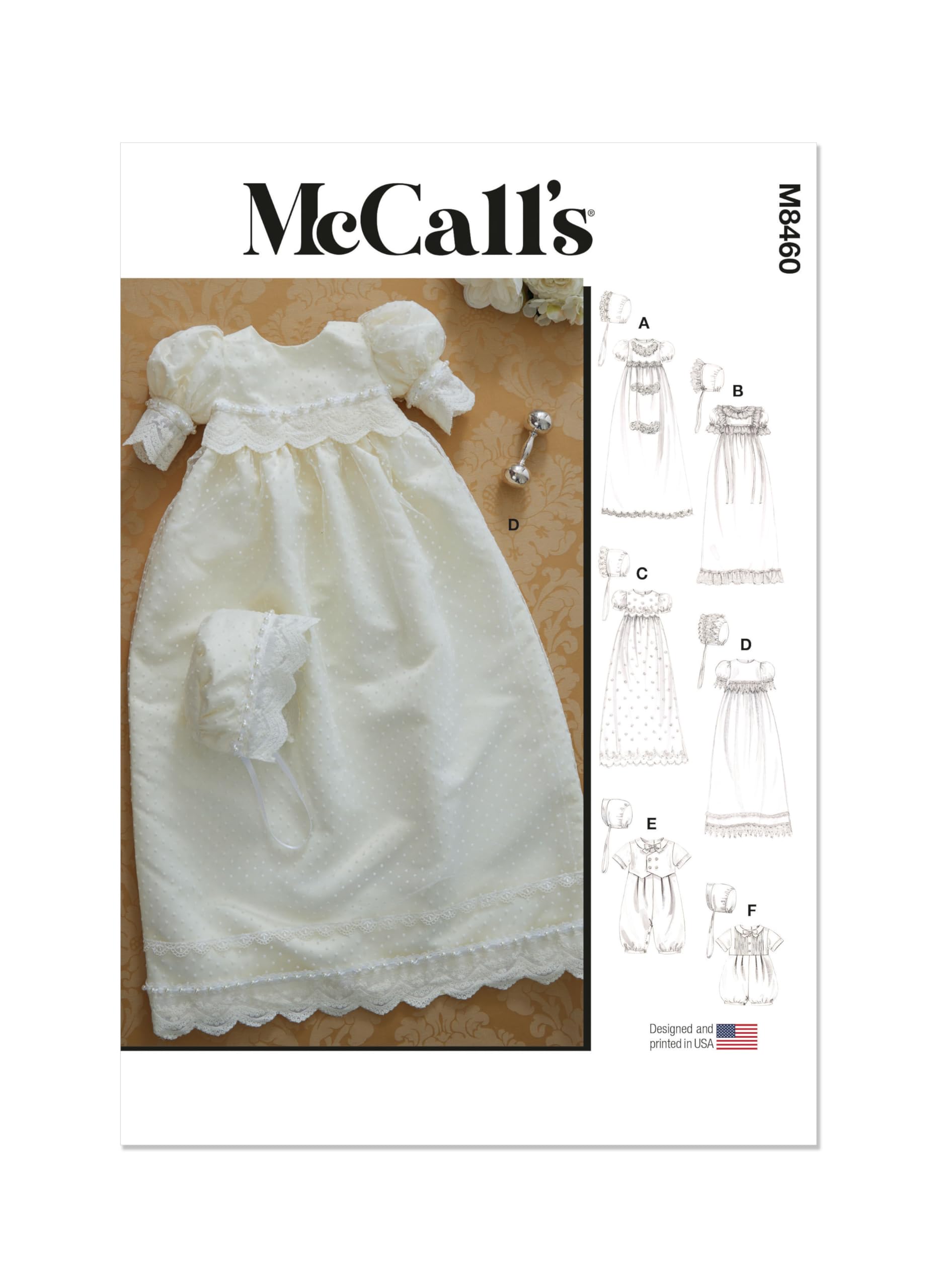 Simplicity Patterns Paper Sewing Pattern 8460 A (NB-S-M-L)