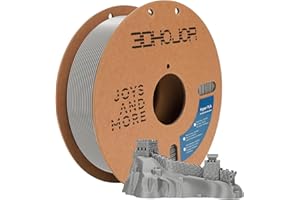 3DHOJOR 3D Printer Filament High Speed PLA 300mm/s 1kg Cardboard Spool (2.2lbs),Dimensional Accuracy +/- 0.03 mm Fit Most 3D FDM Printer -Silver