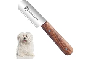 FLAMIA & JABZ Professional Stripping Knife, Right handed, 3 inch blade (Stainless Steel) (Coarse, Rosewood)