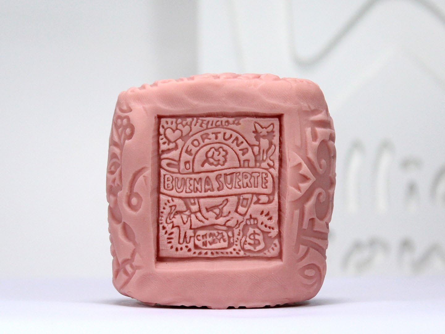 Good Luck Stamp - Handmade Silicone Soap Mold Candle Mould Diy Craft Molds