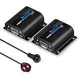 HDMI Extender 60m 1080P HDMI Repeater With IR Function Up to 200 Feet Over Single Cat 6 Cat 7 Ethernet Cables for PC DVD Sky HD Box PS3 PS4 Satellite Box and More Devices