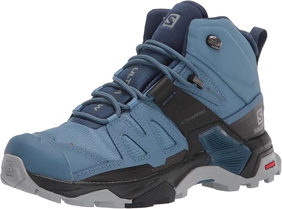 Salomon Mujer X Ultra 4 MID GTX W Senderismo, Copen Azul/Negro/Dark