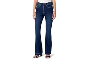 Amazon Essentials Womens High Stretch High-Rise Flare Jeans