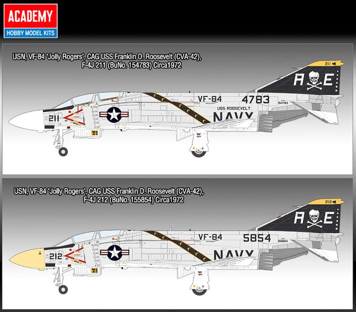 Amazon アカデミー 1 48 F 4j Vf 84 ジョリー ロジャース プラモデル プラモデル 通販