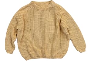 MERSARIPHY Toddler Girls Sweaters Baby Knit Sweater Warm Cardigans Sweatshirts for Boys and Girls