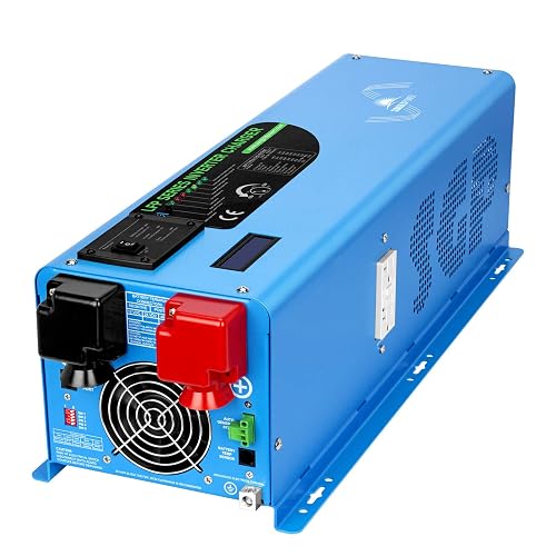 4000W 12V Pure Sine Wave Power Inverter DC 12V Input to AC 120V Output ...