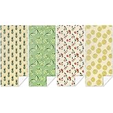 4 Pack Towels for Bathroom, Beach Towel, Microfiber Lightweight Beach Towels Oversized, Towel Accessories Necessities for Pool Swim Camping Travel Spa Birthday Women Gift 32x71 IN, Pineapple Lemon