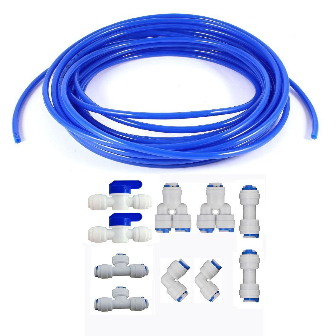 1/4 Quick Connect Water Purifiers Tube Fittings for RO Water Reverse